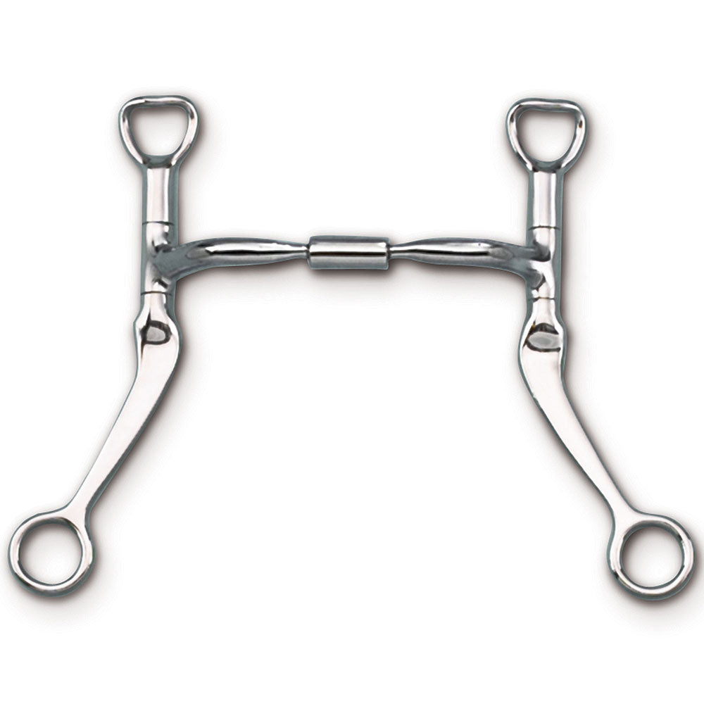 Myler Flat Shank With Sweet Iron Comfort Snaffle Wide Barrel Mb 02 Horse Bit