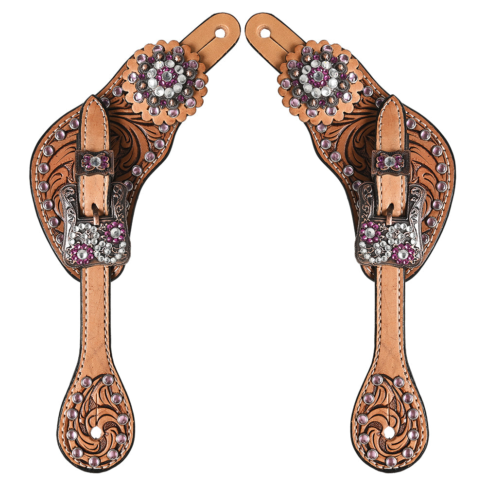 Hilason Western Style Men & Womens Spur Straps for Horse Riding, Barrel Racing,Show,and Rodeo