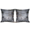 Texandecor Pl518-F Cowhide Leather Hair-On Patchwork Cushion Pillow Cover