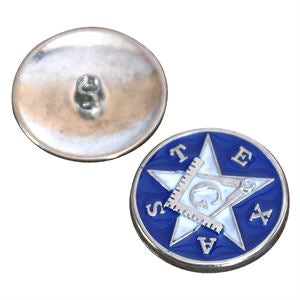 HILASON Screw Back Concho Nickel Enamel Square Compasses Saddle Horse | Western Belt Slotted Conchos