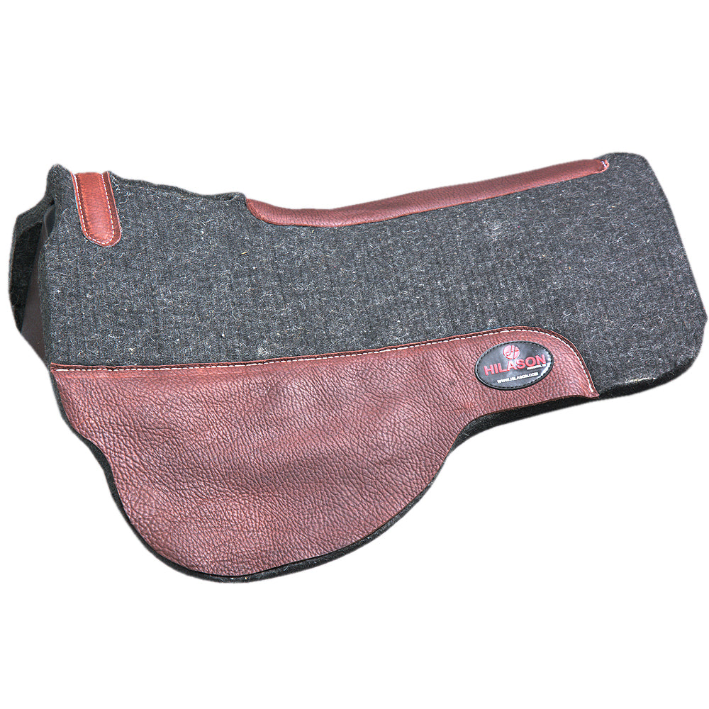 30X39 Made In Usa Wool Felt Horse Western Saddle Pad 3/5 Treeless Hilason