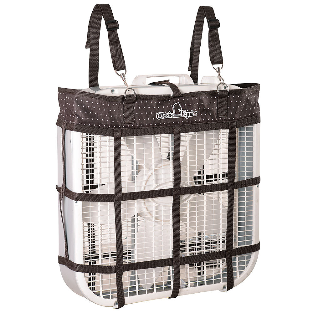 Wequine American Genuine Flexible Nylon Fan Bag Stainless Steel Black