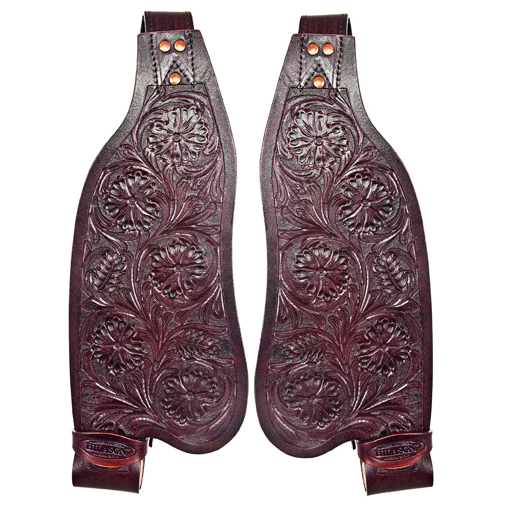 Hilason Leather Saddle Replacement Fender Pair With Hobble Strap Adult