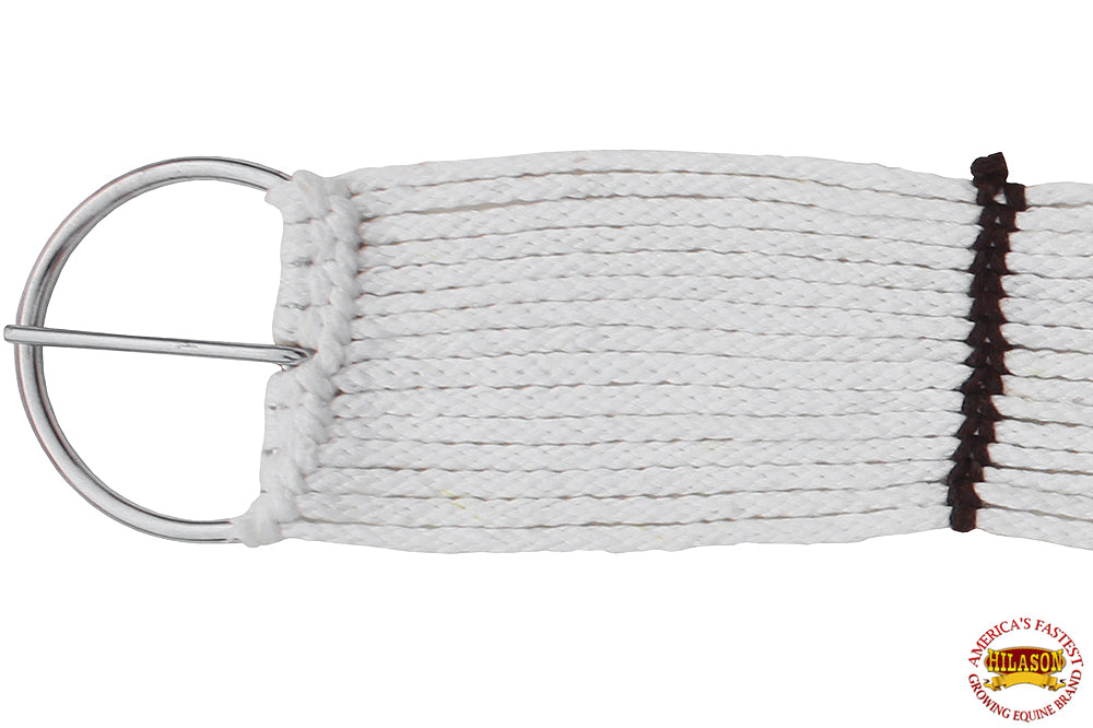HILASON Horse Tack White Rayon Cinch 36 Inch | Girth for Horses Western Saddle Stylish