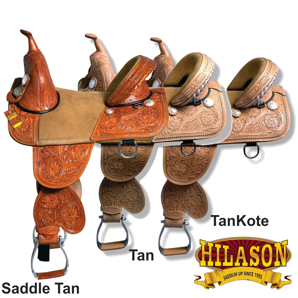 Western Horse Saddle Treeless Trail Barrel Leather