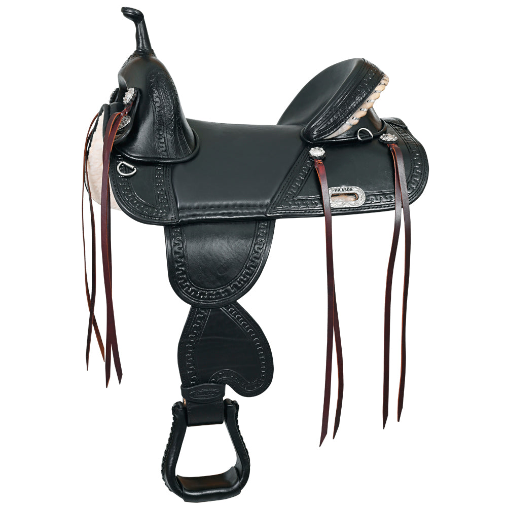 HILASON Western Horse Saddle Treeless Trail Endurance American Leather | for Horses