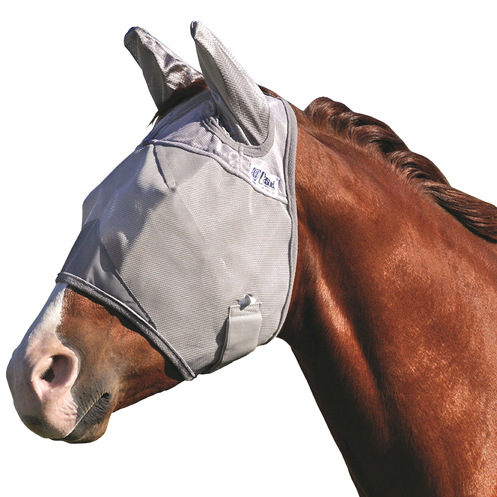 Draft Cashel Comfort Crusader Fly Mask W/ Ears Gray