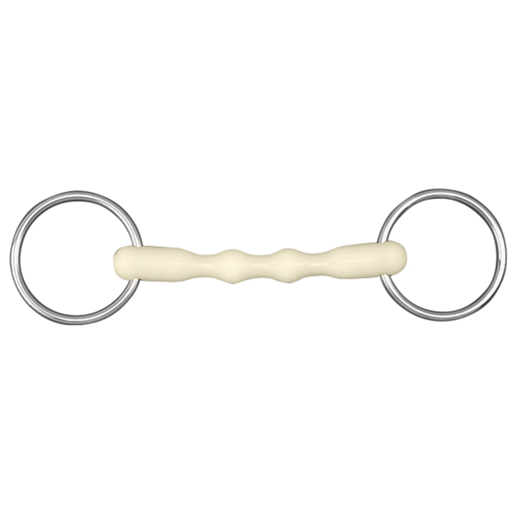 Happy Mouth Shaped Mullen Loose Ring Horse Bit Stainless Steel