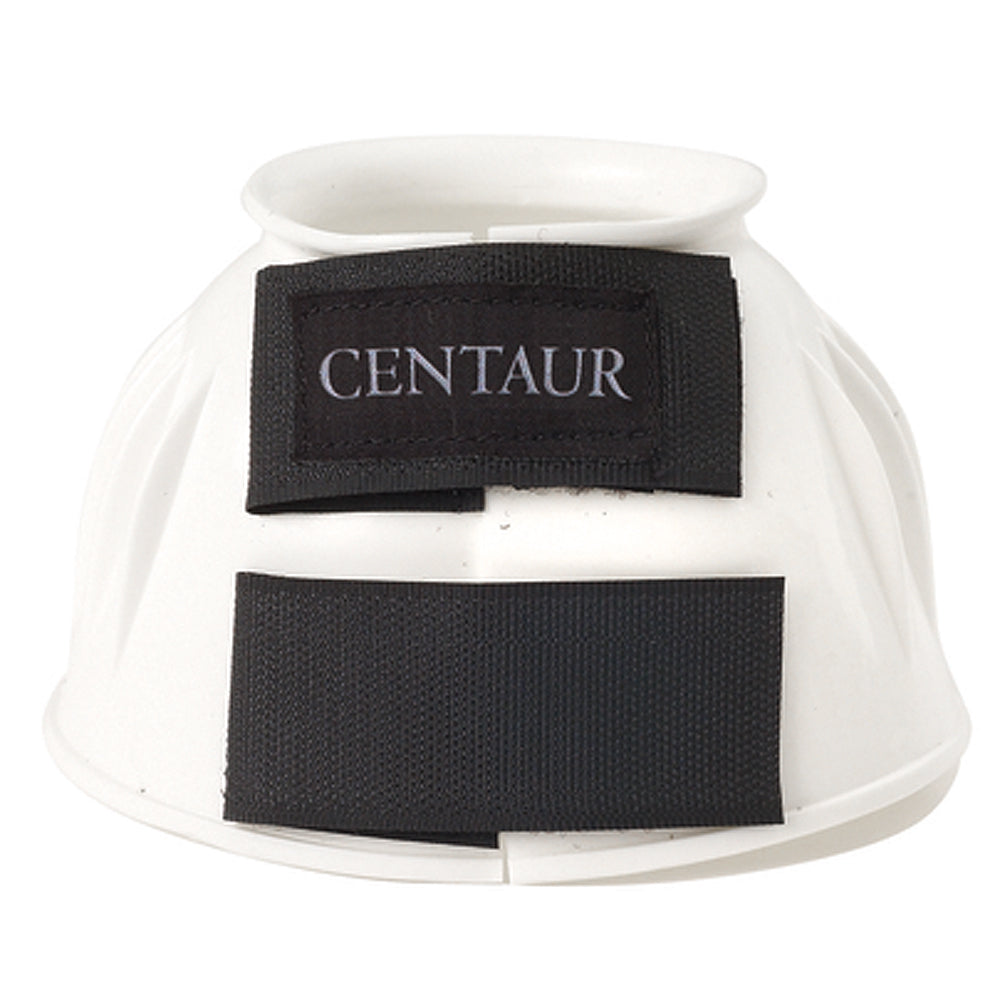 X-Large Centaur Pvc Ribbed Double Hook And Loop Bell Boots White