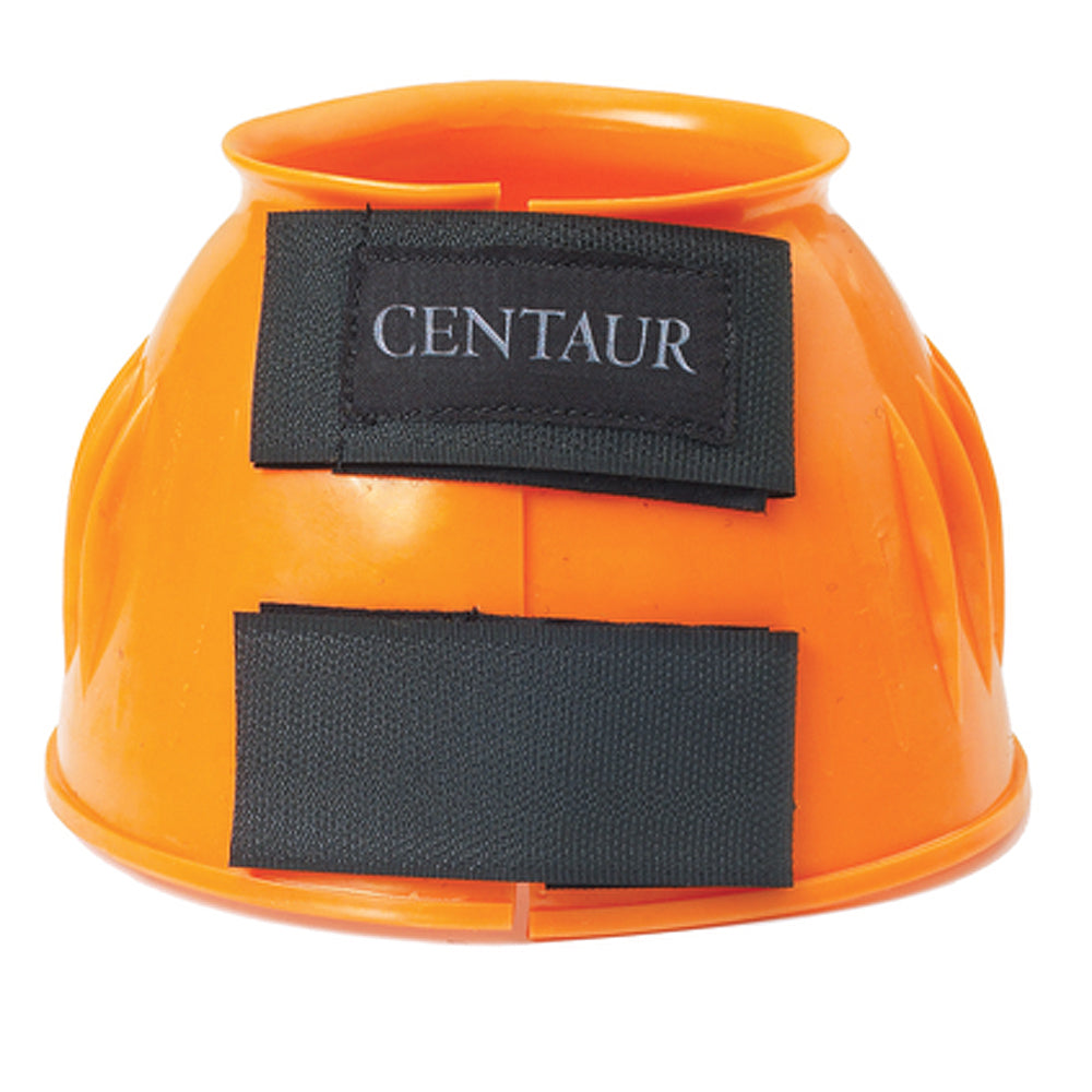 X-Large Centaur Pvc Ribbed Double Hook And Loop Bell Boots Orange