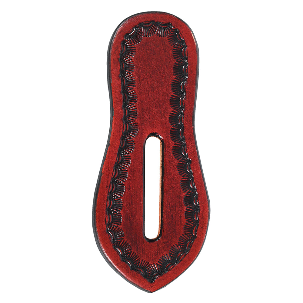 Hilason Western Saddle Repair Leather Cinch Girth Holder Mahogany