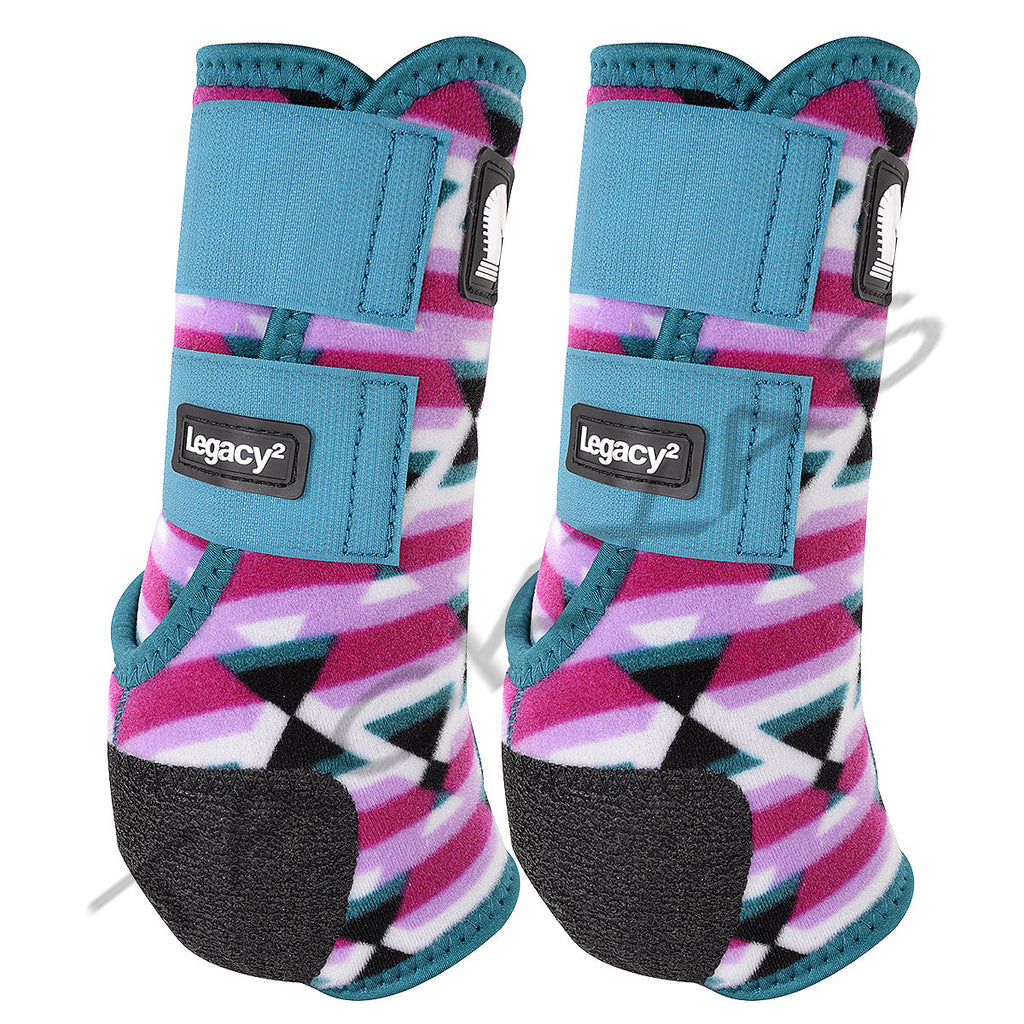 Classic Equine Legacy2 Hind Pattern Horse Boots Neoprene Fiesta