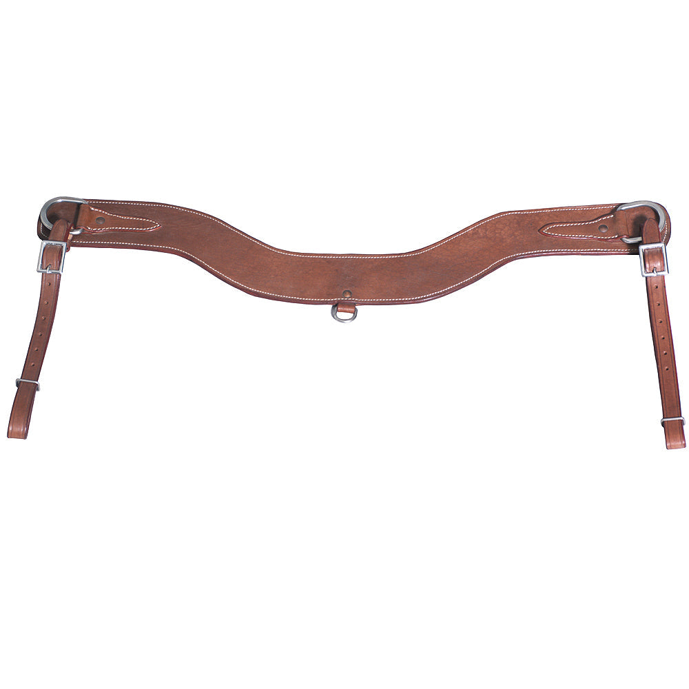Western Leather Horse Tripping Breast Collar Brown Comfytack