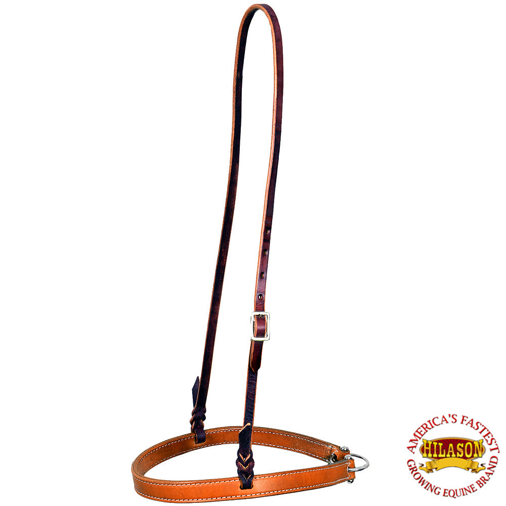 Hilason Western American Leather Horse Noseband Roper