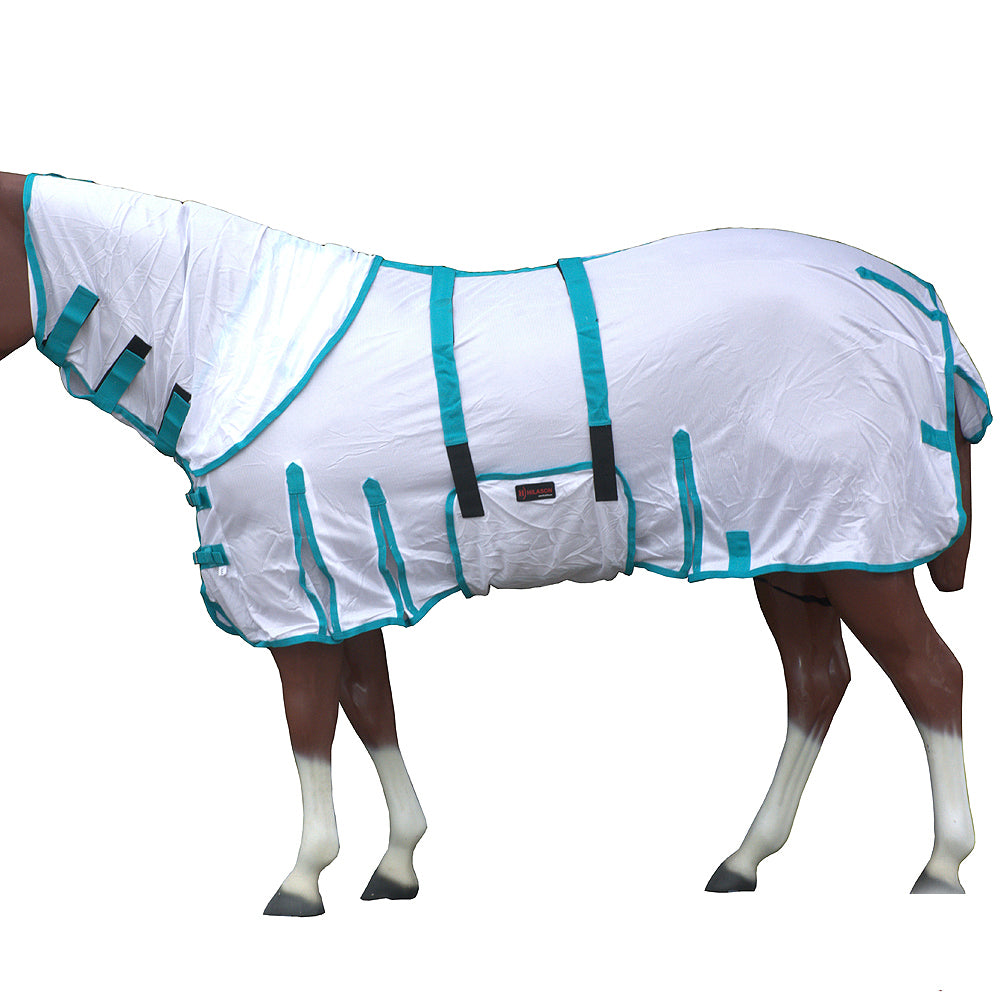 HILASON Horse Fly Sheet - Summer Spring UV Protection Mesh Bug Mosquito FlySheet for Horses | Fly-Sheet