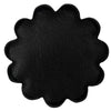 Set Of 06 Hilason Plain Scalloped Leather Rosette Concho Saddle Tack 1-1/2