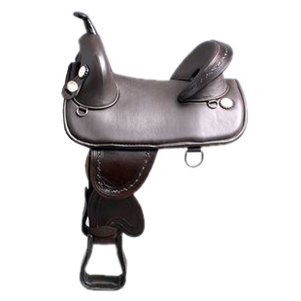 Western Horse Saddle Treeless Trail Barrel Leather Hilason