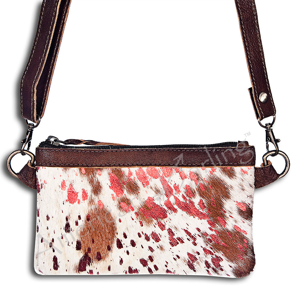 American Darling Small Crossbody Hair On Genuine Leather Western Women Bag Handbag Purse | for Cute