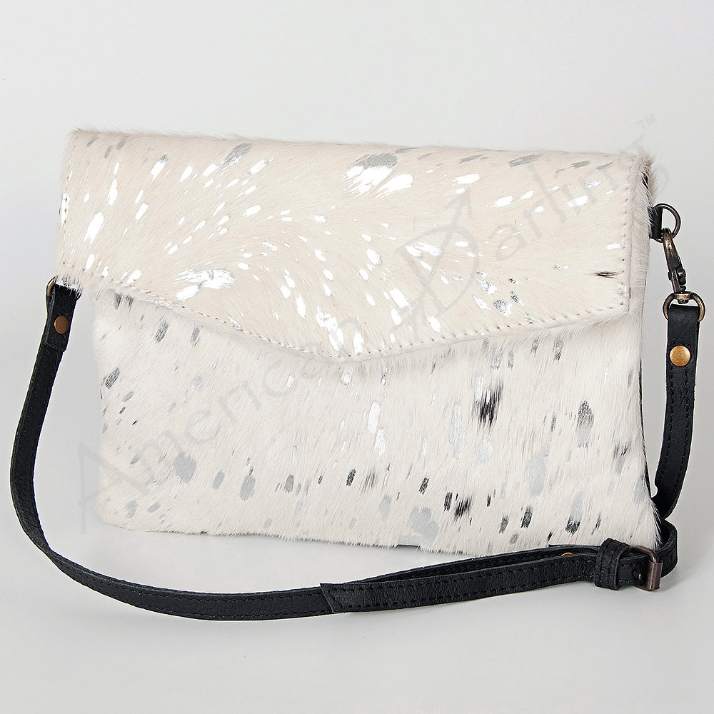 American Darling Women's Envelope Bag Western Hair On Genuine Leather Handbag and Ladies Purse