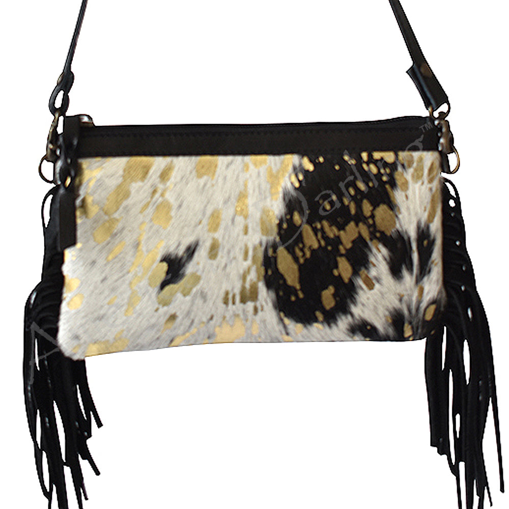 American Darling Small Crossbody Hair On Genuine Leather Western Women Bag Handbag Purse | for Cute