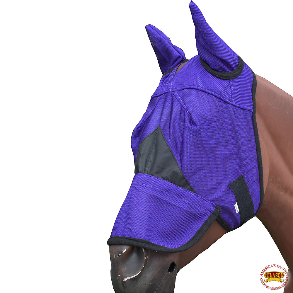 HILASON Western UV Protection Insects Bug Mosquito Spring Summer Fly Mask