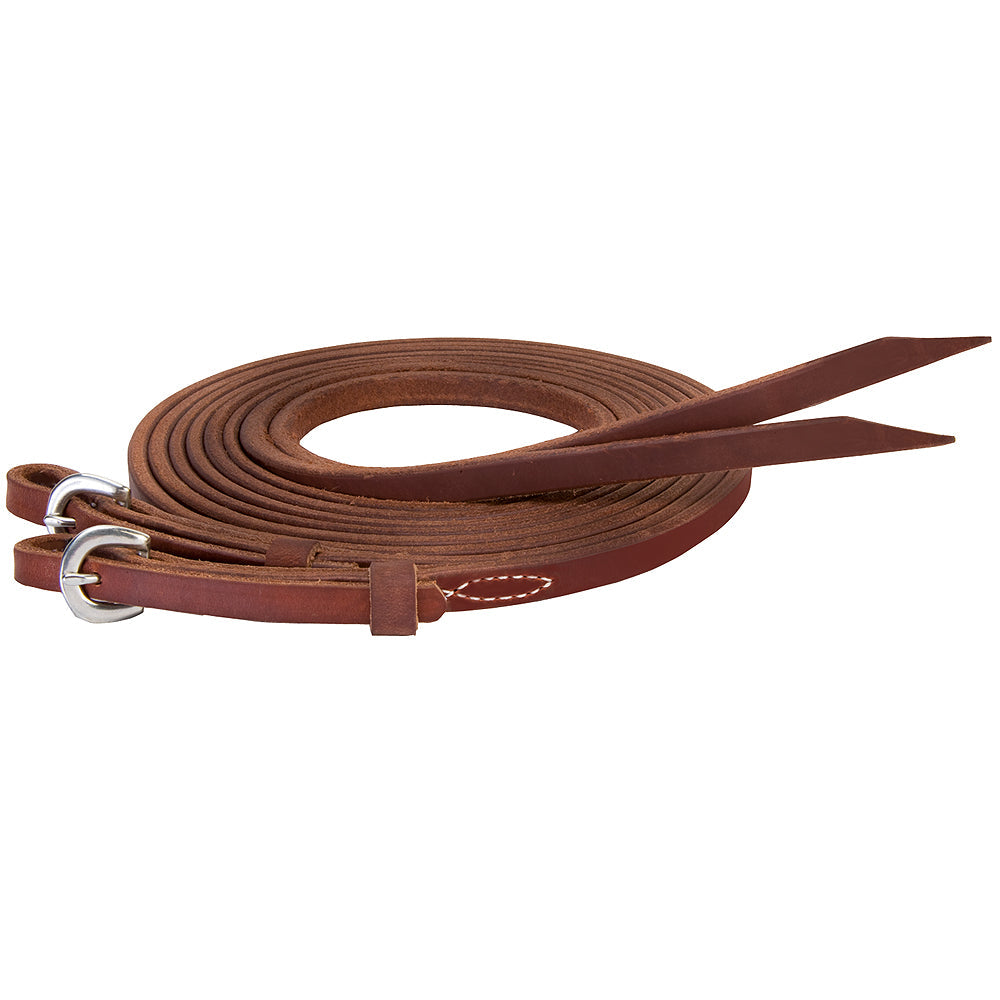 1/2" X 8' Weaver Leather Stacy Westfall Protack Oiled Split Horse Reins