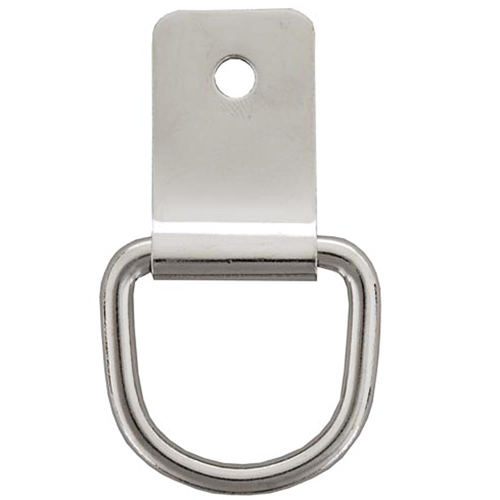 1-1/2 In Hilason Horse Saddle Nickel Plated Dee Clip