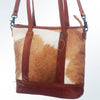 American Darling Women's Tote Bag Hair-On Genuine Leather Handbag and Ladies Purse