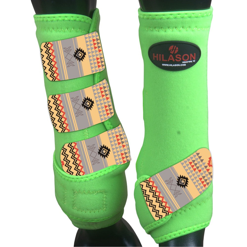 Hilason Horse Medicine Sports Boots Rear Hind Leg