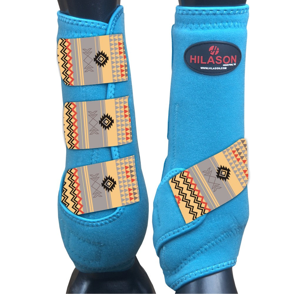 Hilason Horse Medicine Sports Boots Rear Hind Leg