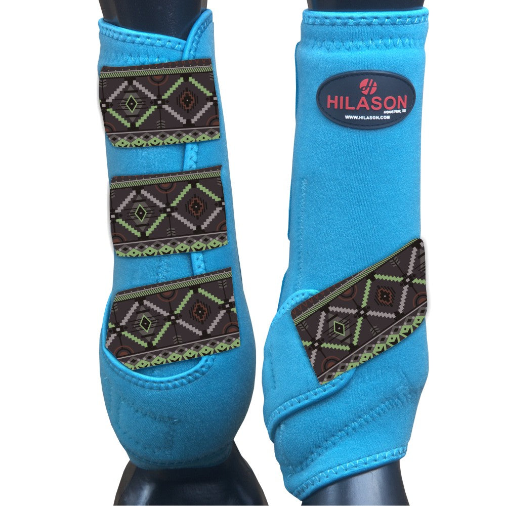 Hilason Horse Medicine Sports Boots Rear Hind Leg