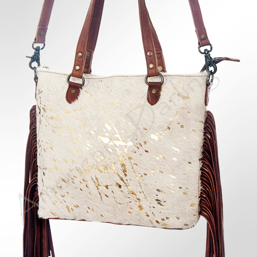 American Darling Tote Hair-On Genuine Leather Western Women Bag Handbag Purse | Travel Bags College Casual