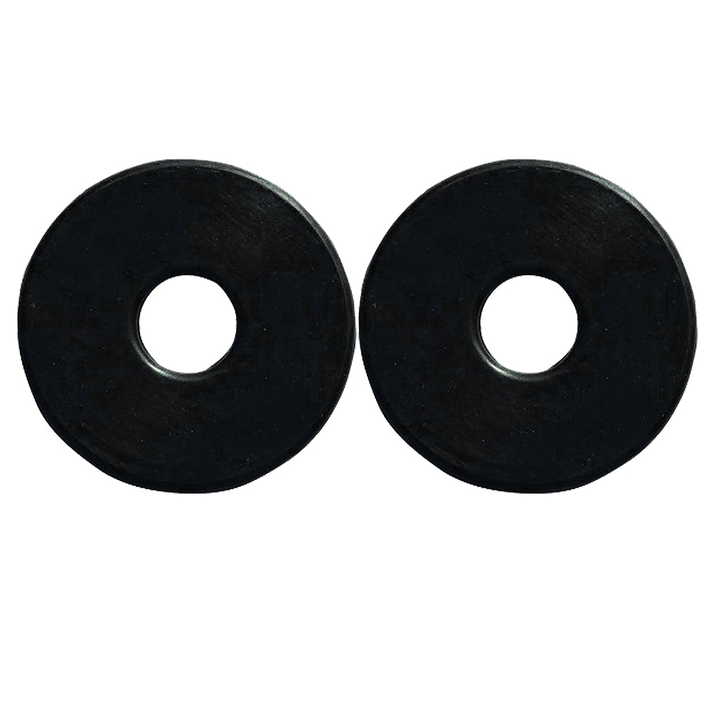3 1/2" Hilason Rubber Horse Bit Guards 2 Piece In Bag Black