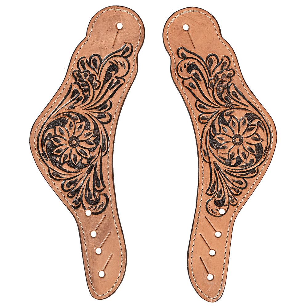 Hilason Western American Genuine Leather Cowboy Spur Straps Pair