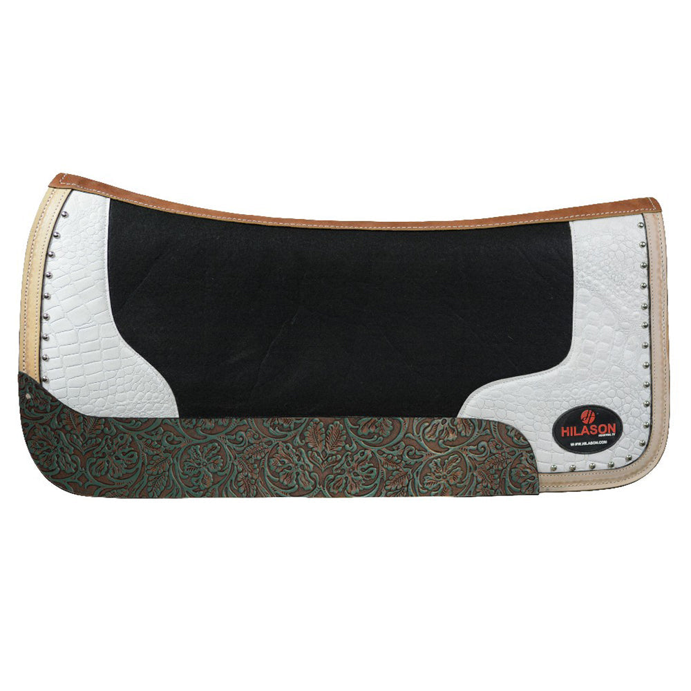 Made In Usa Hilason Western Horse Saddle Pad High Quality 100% Wool Felt