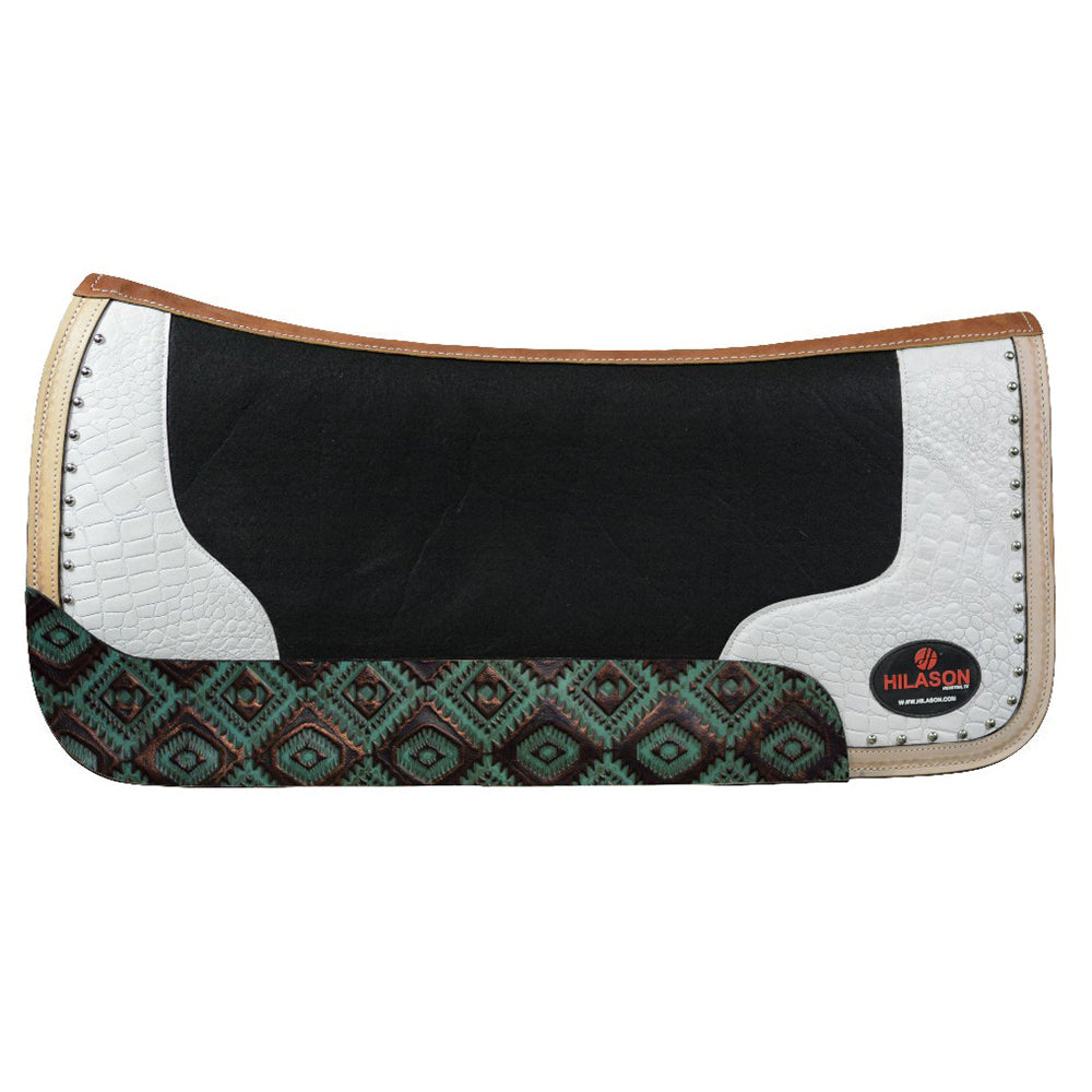 Made In Usa Hilason Western Horse Saddle Pad High Quality 100% Wool Felt