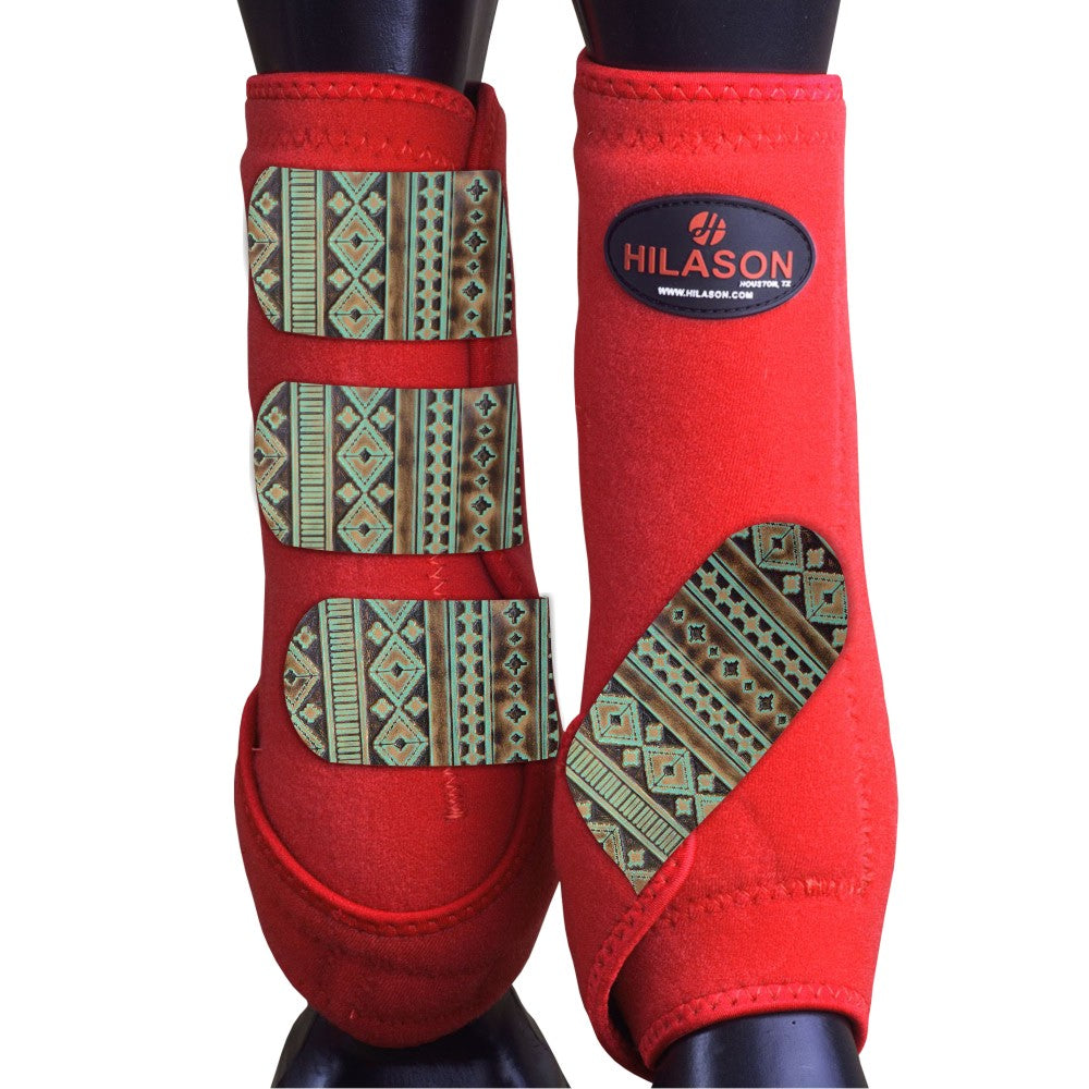 Hilason Horse Medicine Sports Boots Rear Hind Leg