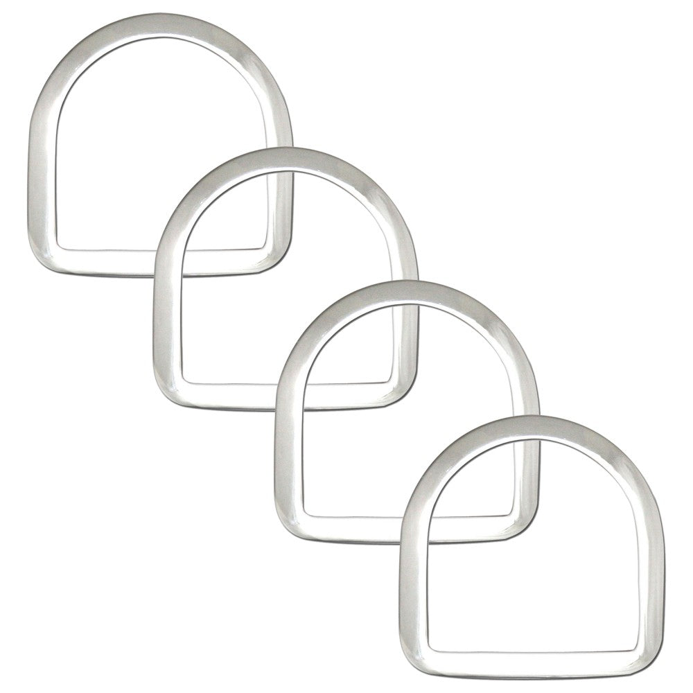 2-1/2 In X Stainless Steel Horse Beveled Saddle Rigging Dee