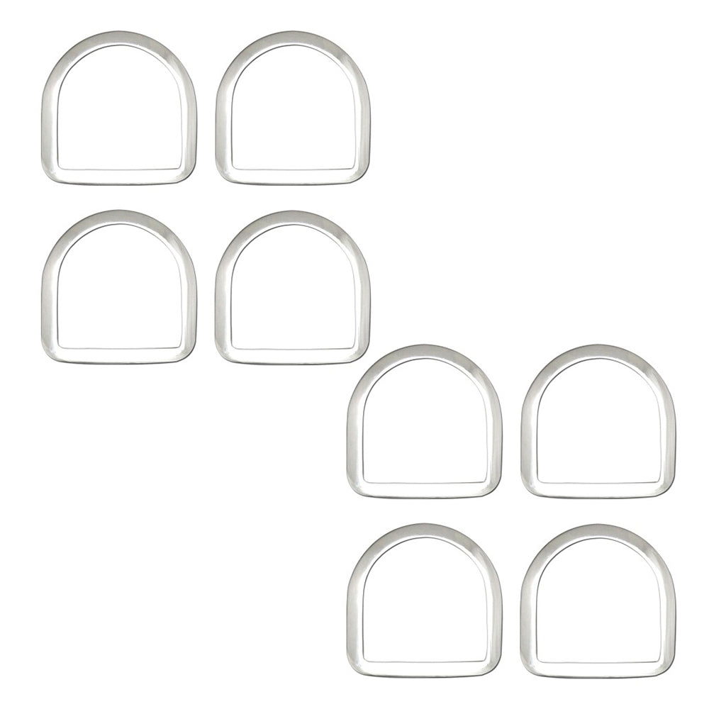 2-1/2 In X Stainless Steel Horse Beveled Saddle Rigging Dee