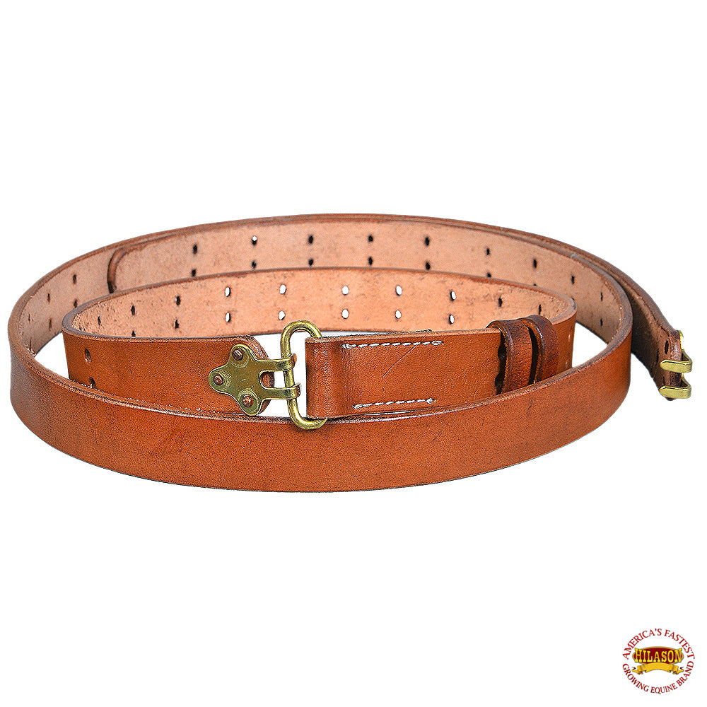 HILASON WWII Us M1 Garand Rifle M1907 Leather Carry Sling American Brown