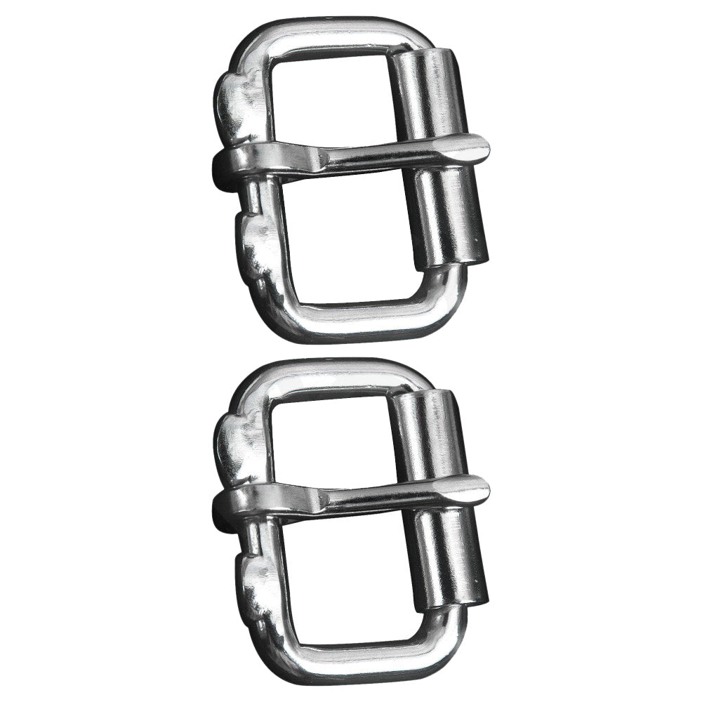 1 In 5Mm Hilason Assorted Multi-Purpose Sliver Metal Roller Buckle