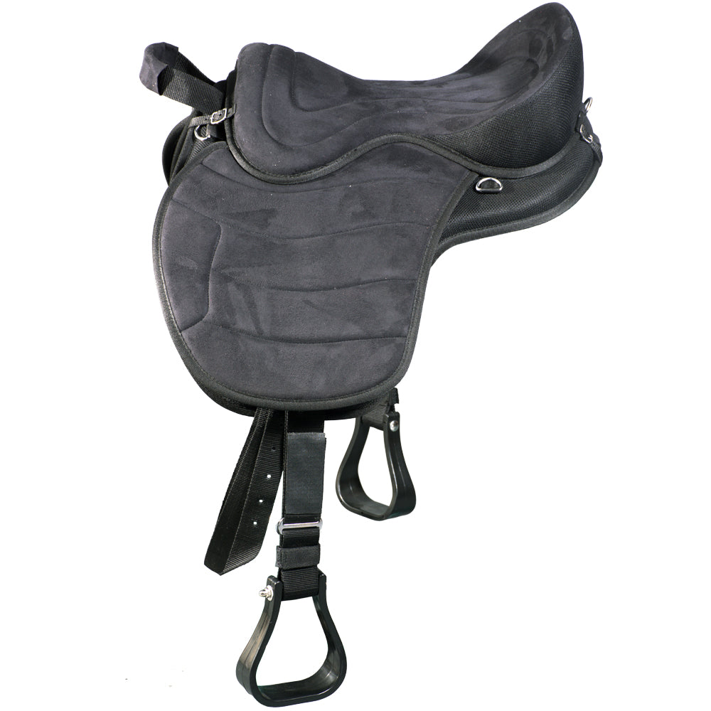 Hilason WesternÂ BarebackÂ Saddle Pleasure Trail Riding Treeless