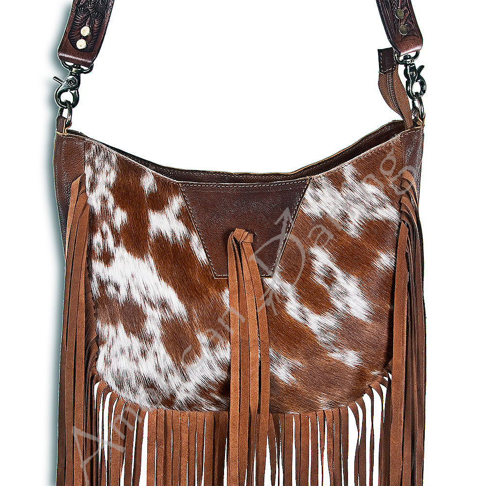 American Darling Hobo Hair On Genuine Leather Western Women Bag | Handbag Purse Bags for Cute