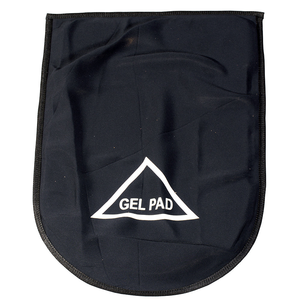 HILASON Western Horse Gel Pad, English Pad, Equestrian Pad Black 21x14 In