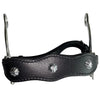 Horse Hackamore Silver Stud Stainless Steel W/ Leather Cover By Hilason