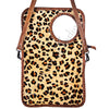 American Darling Clutch Bag Hair-On Cowhide Braided Genuine Leather Western Crossbody for Women