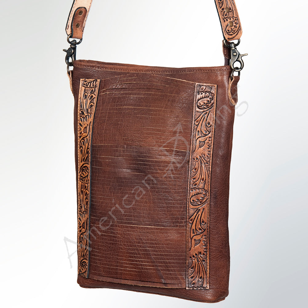 American Darling Women's Crossbody Bag Hand Tooled Genuine Leather Handbag and Ladies Purse