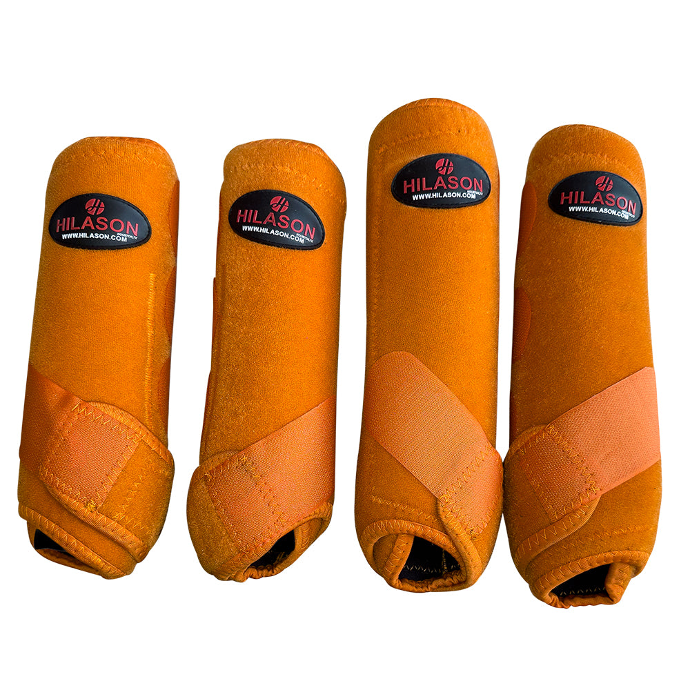 HILASON L M S Horse Front Rear Hind Leg Sport Boots 2 Pack | 4 Jumping