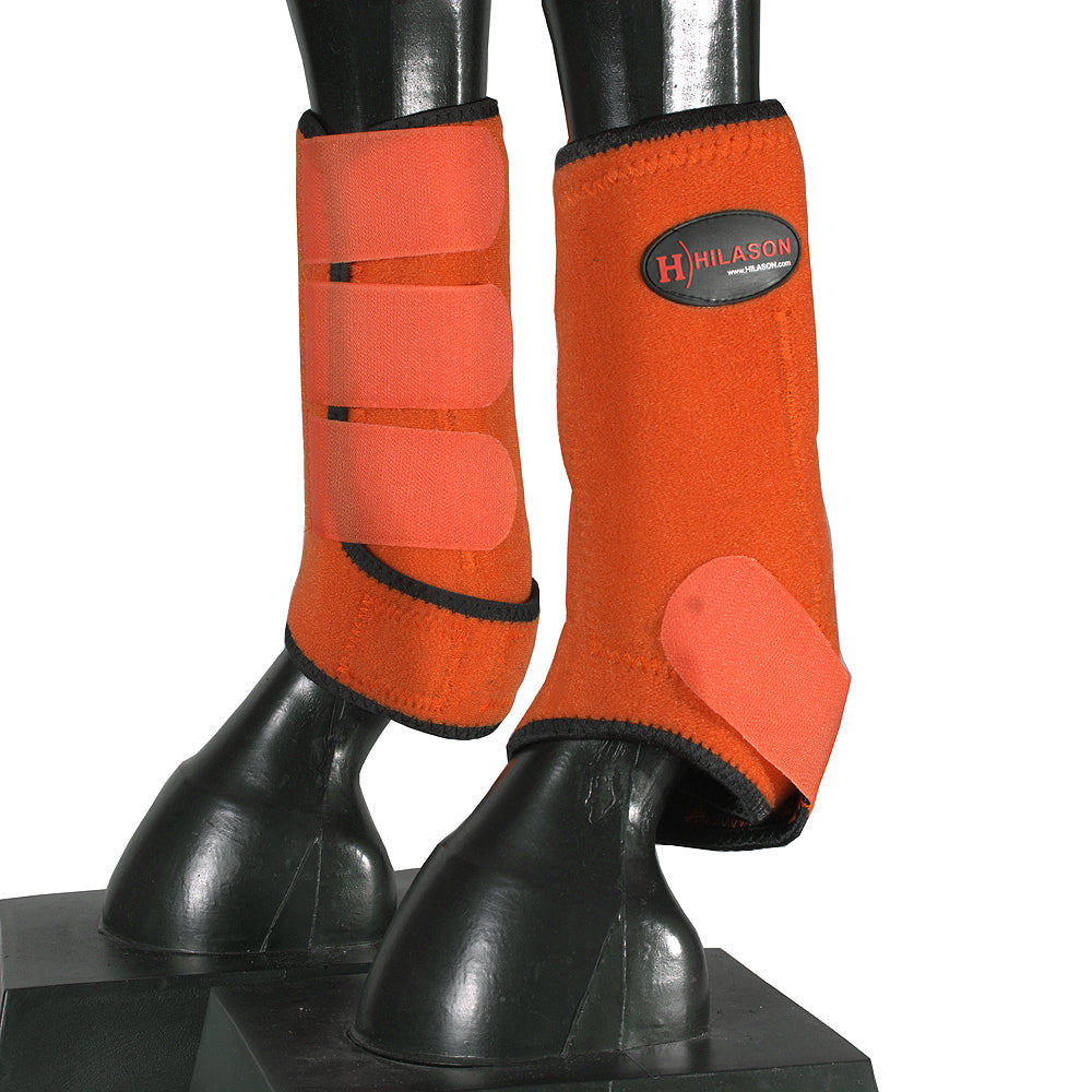 HILASON Horse Front Leg Neoprene Sport Boot Superior Protective & Shock Absorbing Comfortable Fit Breathable Design