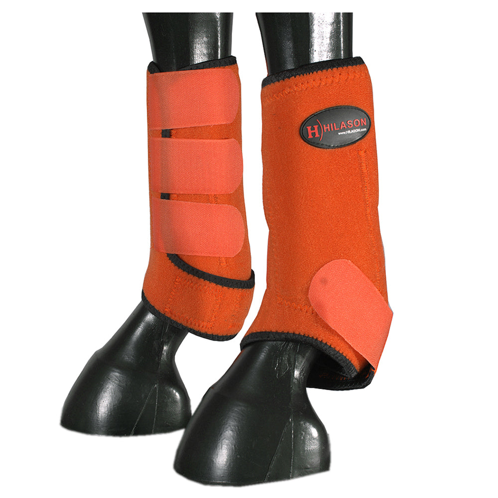 HILASON L M S Horse Rear Hind Leg Sport Boots | Jumping